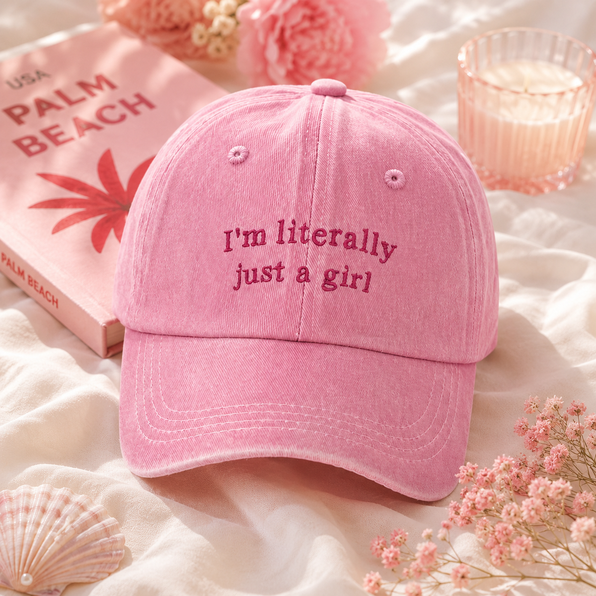 Just a girl Vintage Cap
