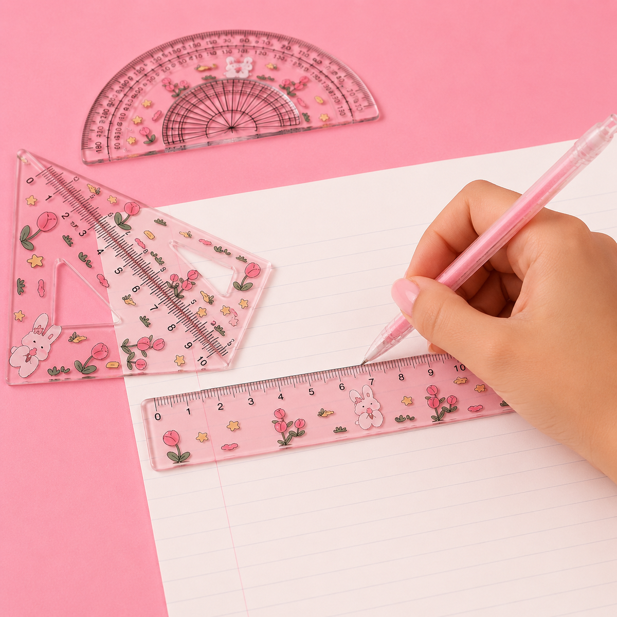 Bunny Bloom Geometry Set