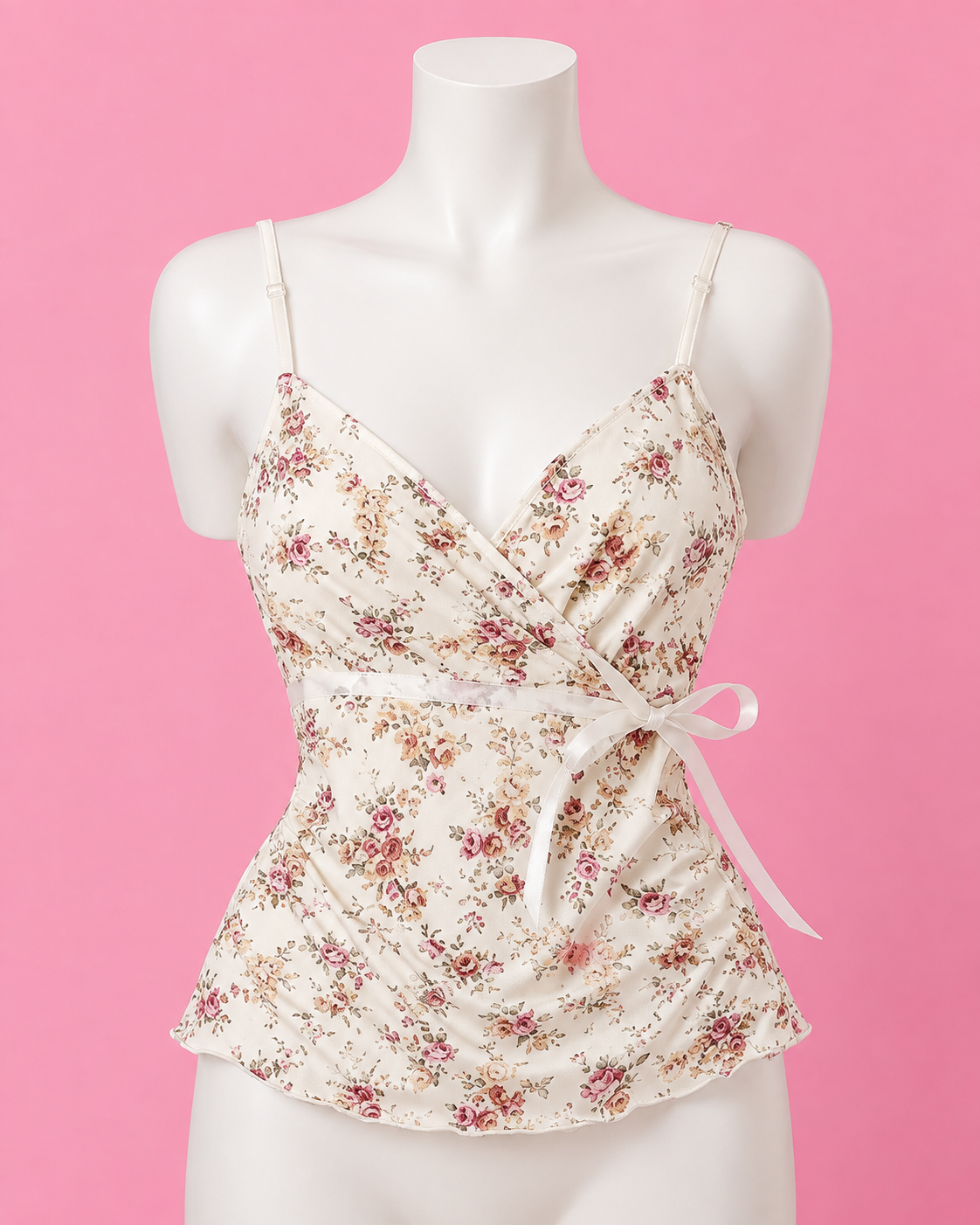 Rose Petal Wrap Cami