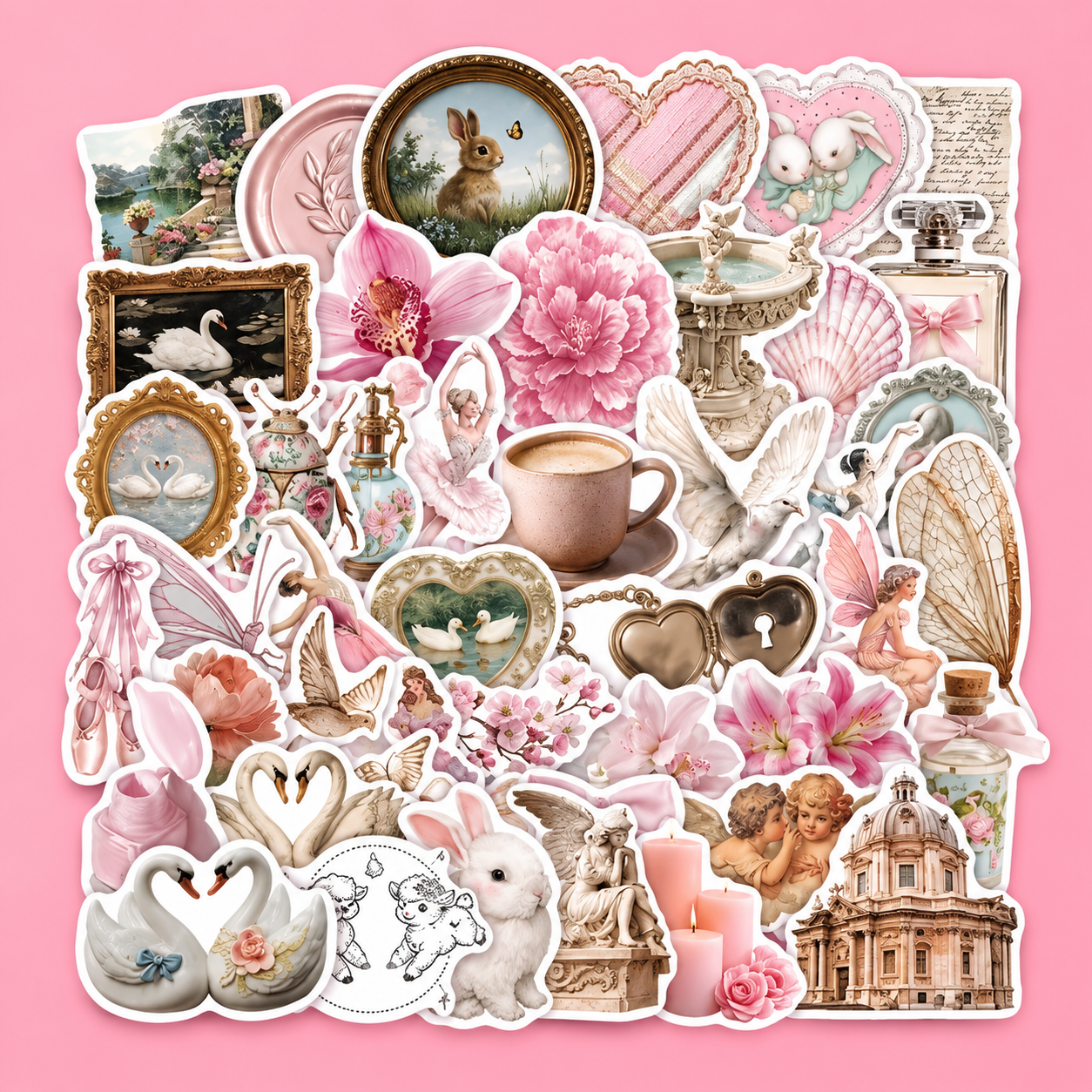 Blush Cottage Sticker Pack