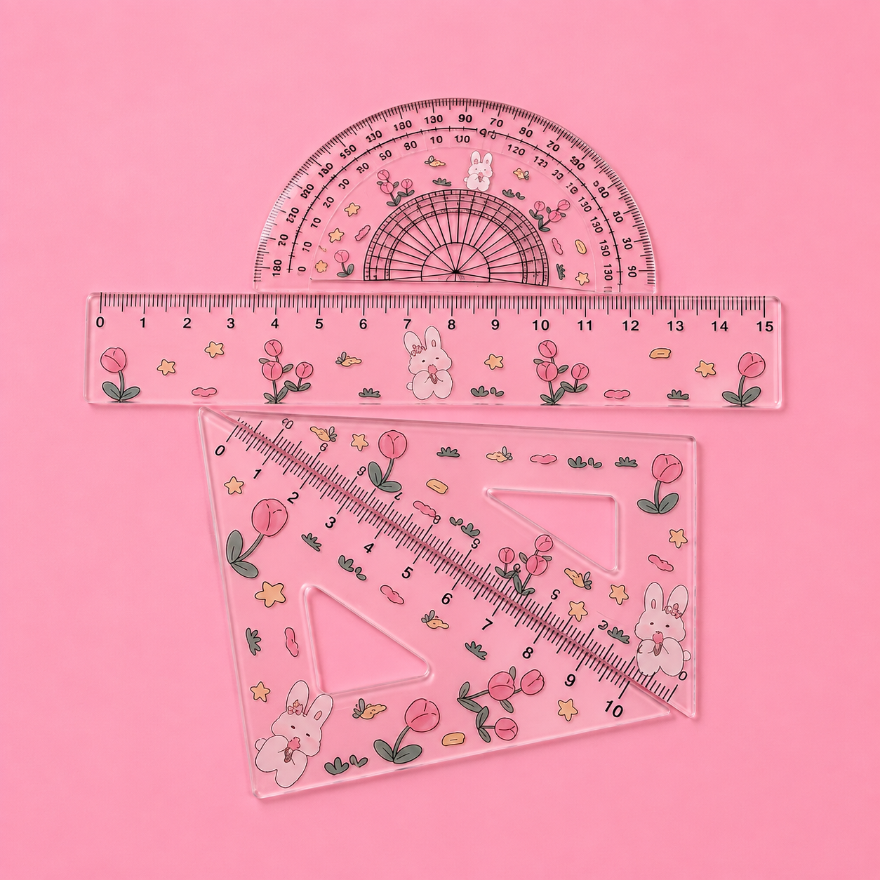 Bunny Bloom Geometry Set