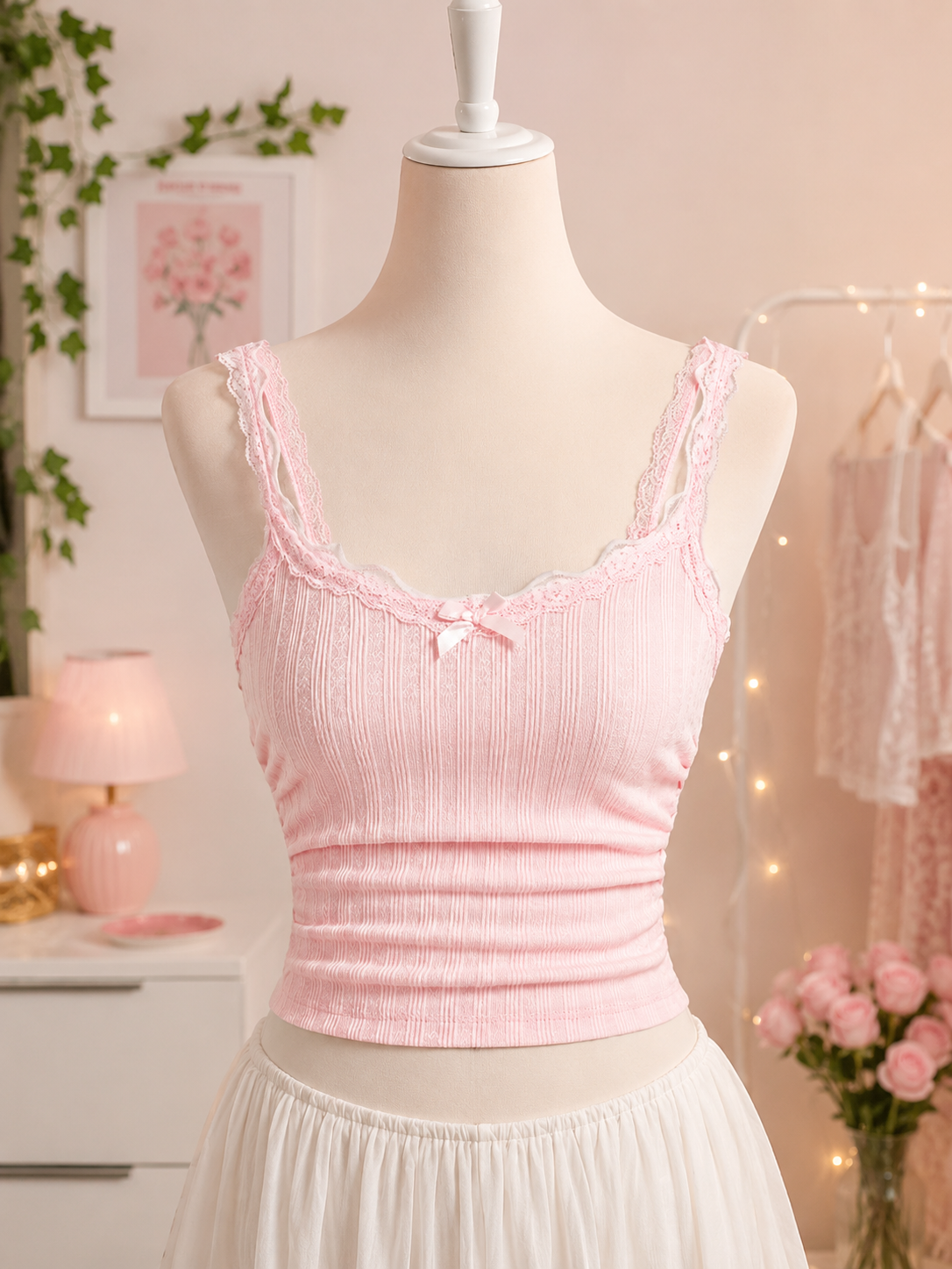 Sweetheart Lace Cami Top